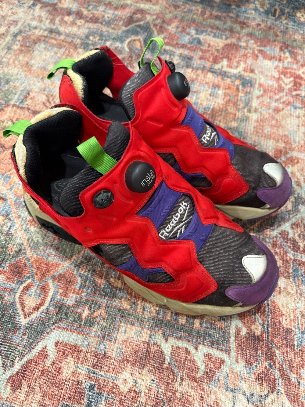 Men’s Reebok Teenage Mutant Ninja Turtles X Instapump Fury OG Bebop Size 8.5